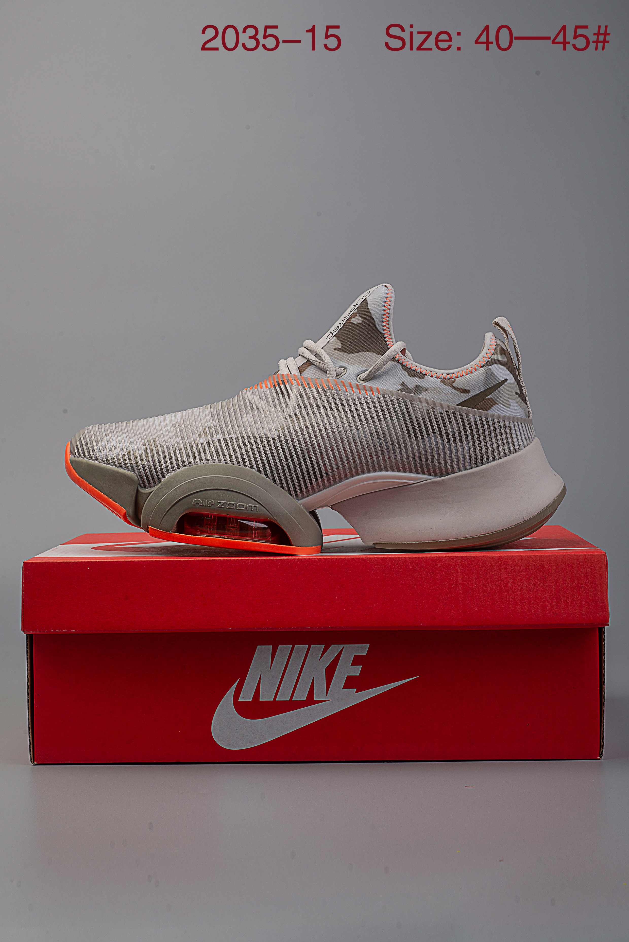 Nike AIR ZOOM SUPERREP Grey Yellow Shoes - Click Image to Close